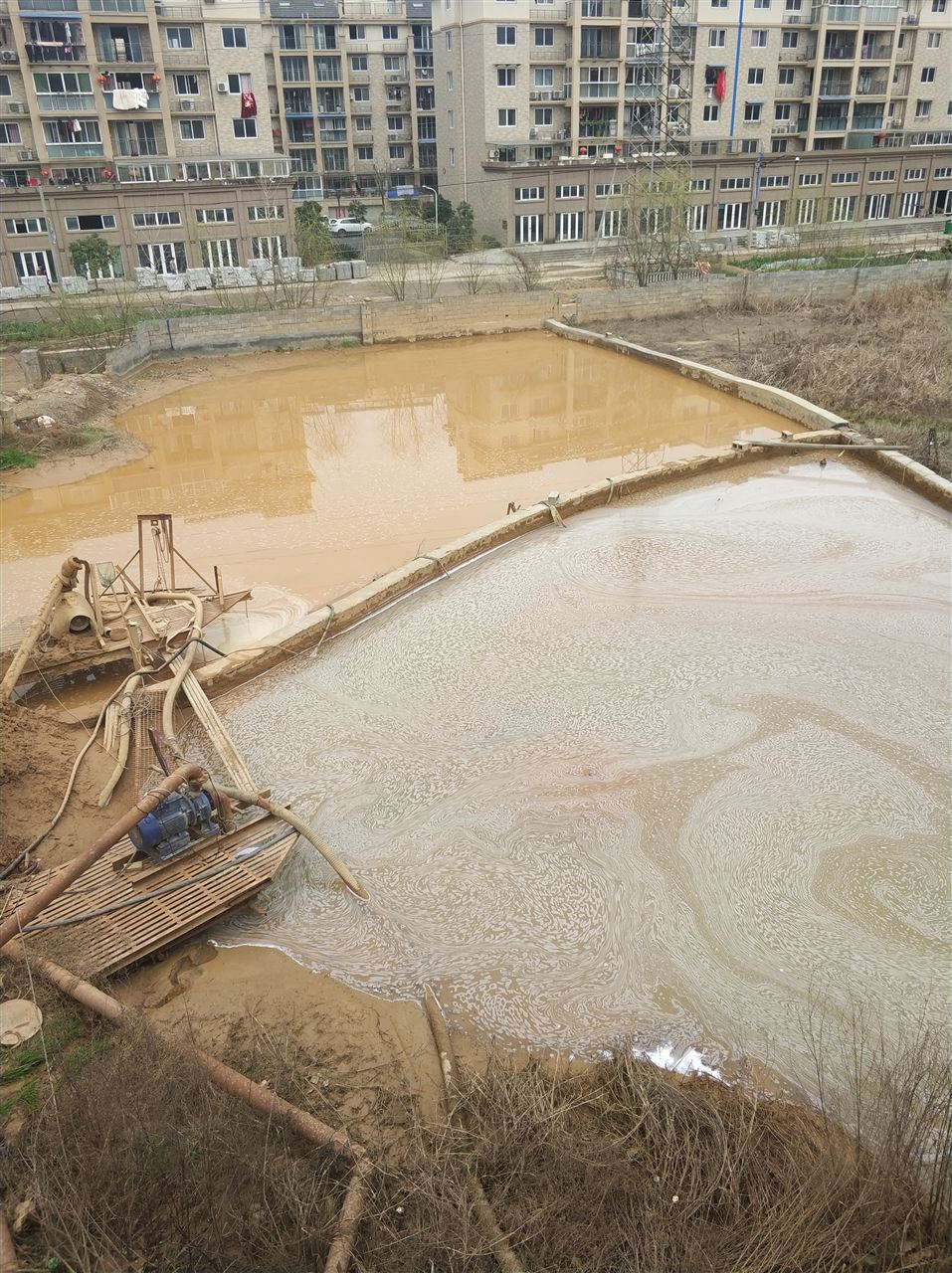 隆阳沉淀池淤泥清理-厂区废水池淤泥清淤