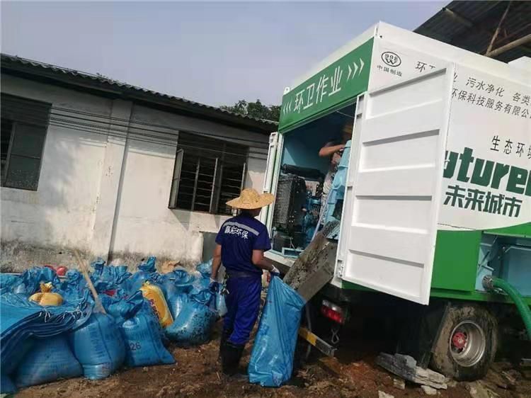 隆阳工业污泥压干处理